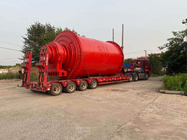 Máquinas horizontales de pulido industriales rojas del molino de bola del cobre 7t/H para el proceso minero